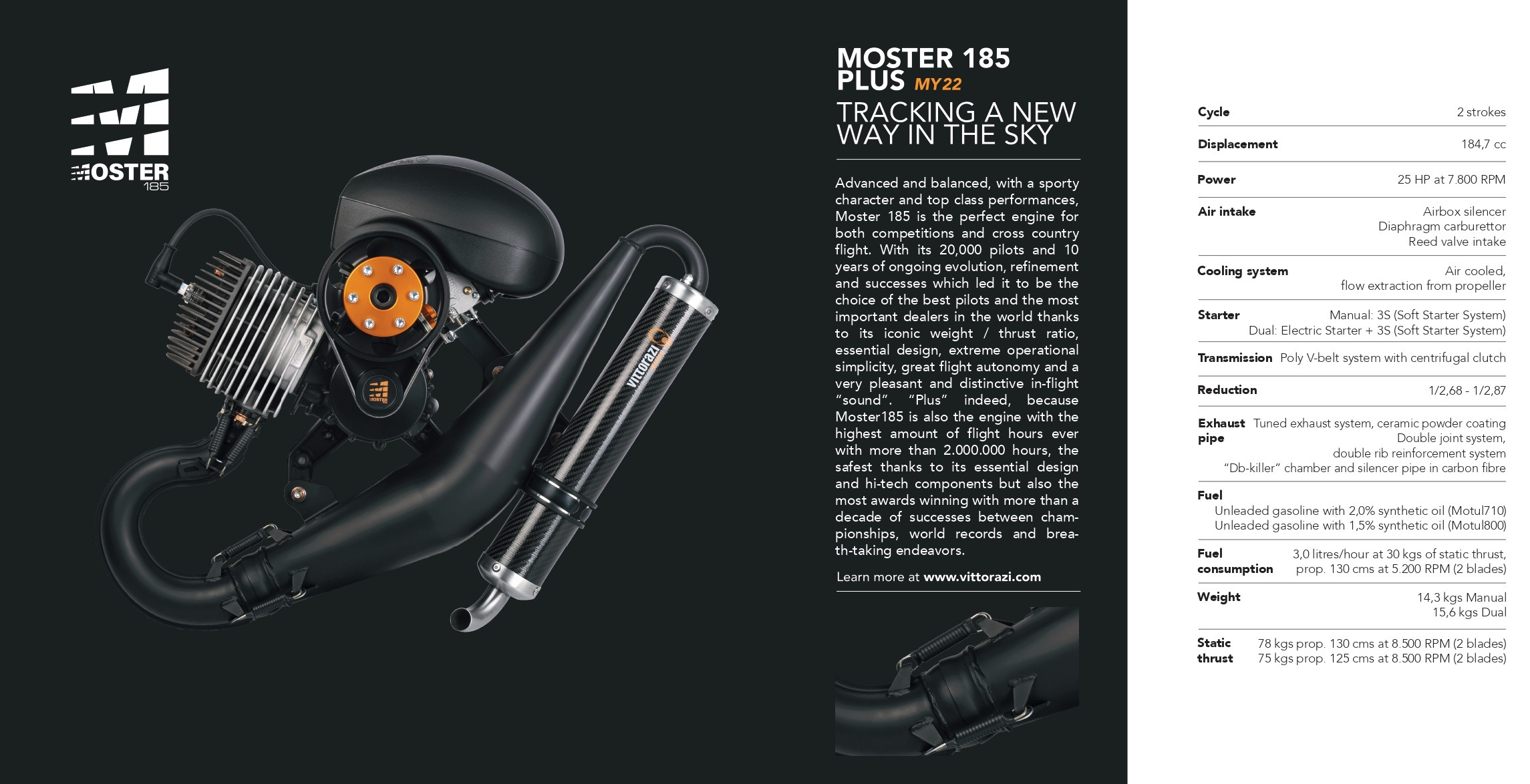 Paramotor Moster 185 Chasis CROSS - Imagen 3