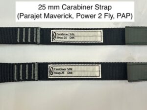 Correa de mosquetón INDY de 25 mm (par)